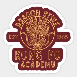 Dragon School (Lineal) Sticker